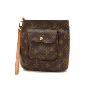 LOUIS VUITTON Brown Monogram Clutch Bag